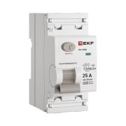 Выключатель дифференциального тока 2п 25А 30мА тип AC 6кА ВД-100N электромех. PROxima EKF E1026M2530