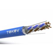 Кабель витая пара F/UTP 4х2х23AWG (0.57мм) кат.6 PVC TOKOV PRO Fluke tested (м) TOKOV ELECTRIC TKP-C08-F/UTP-42-6-305