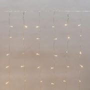 Гирлянда светодиодная «Светодиодный Дождь» 2х1.5м 150LED тепл. бел. 5.1Вт 230В IP44 эффект мерцания прозр. провод Neon-Night 235-516