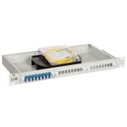 Кросс укомплектованный 1U SC (Simplex) 16 портов (OS2) ITK FOBX24-1U-16SCUS09