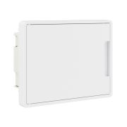 Щиток встраиваемый Фрейм (FRAME) 8мод. с бел. дверцей с 2 шинами PEN на 6 и 8 отверст. бел. DKC F08B1WW