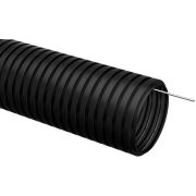 Труба гофрированная ПНД d50мм с протяжкой черн. (уп.15м) IEK CTG20-50-K02-015-1
