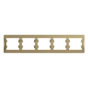 Рамка 5-м Glossa горизонт. титан SE GSL000405