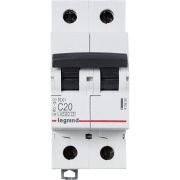 Выключатель автоматический модульный 2п C 20А 4.5кА RX3 ИЭК Leg 419698