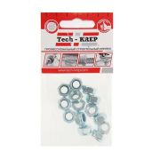 Гайка самоконтрящаяся М8 DIN 985 цинк. (пакет) (уп.14шт) Tech-Krep/Zitar 103032