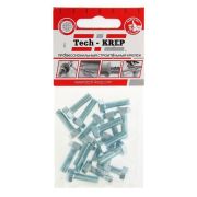 Болт с шестигранной головкой М6х20 DIN 933 класс прочн. 8.8 оцинк. (коробка) (уп.18шт) Tech-Krep/Zitar 102957